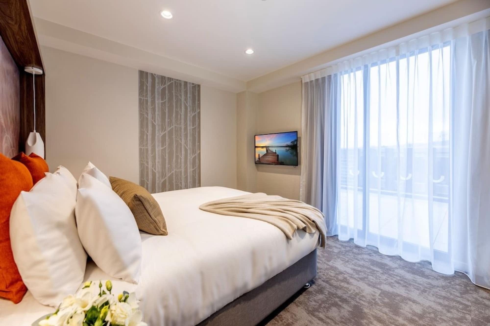 Sudima Christchurch City Zewnętrze zdjęcie A bedroom at the hotel