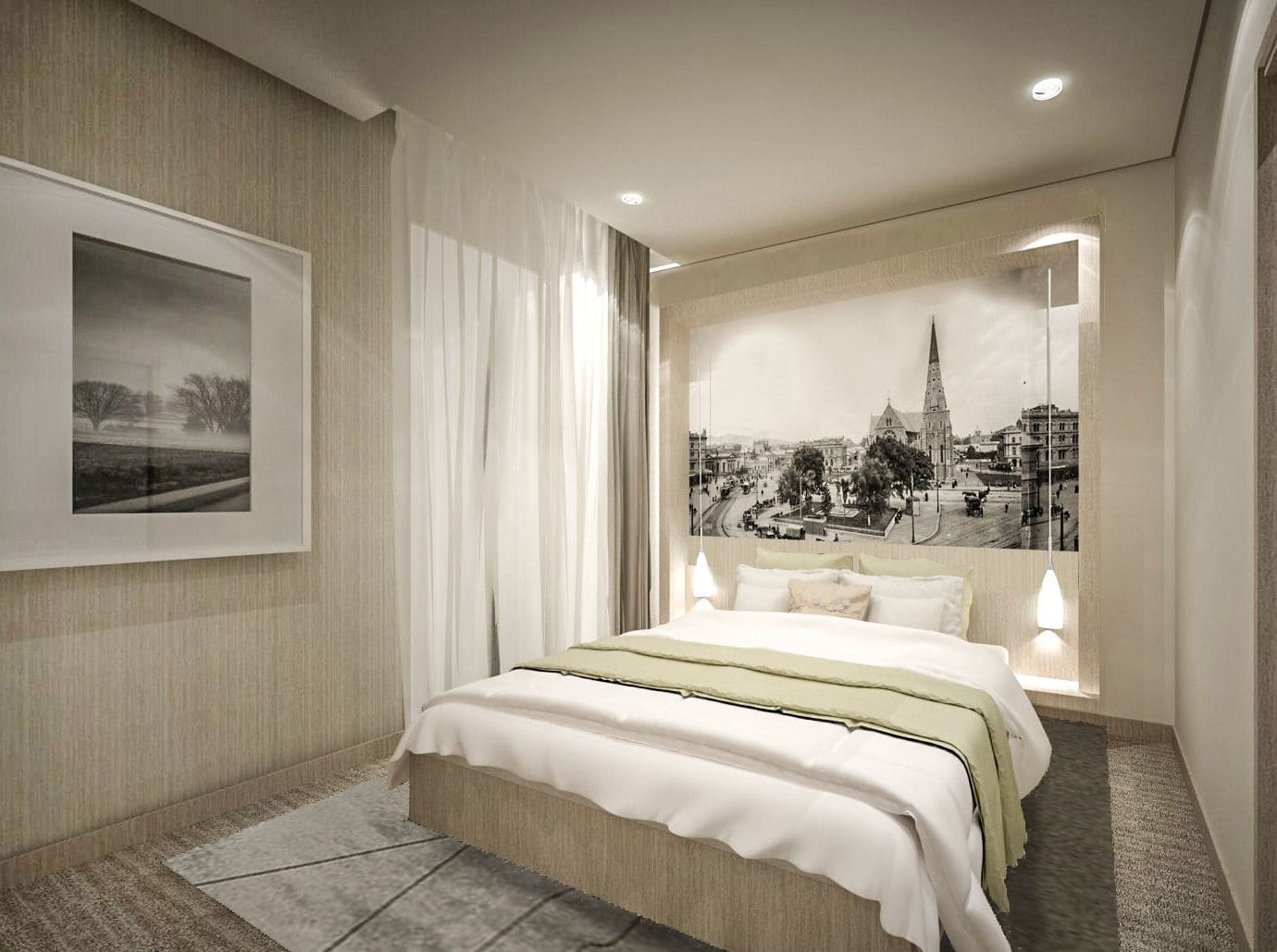 Sudima Christchurch City Zewnętrze zdjęcie A bedroom